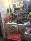            Vanity bench and other toiletries 