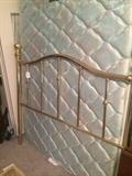                Brass headboard for queen frame