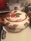          Old Franciscan Apple Pottery soup tureen