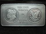 Southeast Refinery 10 Troy Oz .999 Fine Silver Bar