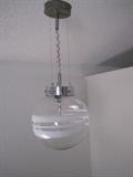 Mazzega Mid Century Swirl Hanging Light