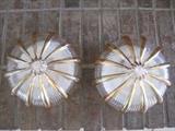 Massive Mid Century Wall Sconces