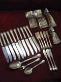 56 Pieces of Lunt Sterling Silver Mignonette Pattern