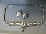 Signed Weiss Necklace and Earrings
