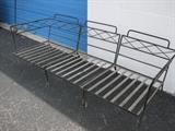 Mid Century Rod Iron Patio Lounge Frame