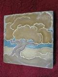 Rookwood Footed Tile