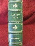 Rare 1st Edition Vanity Fair a Novel with a Hero 1848 Bradbury and Evans London with Marquise De Steyne woodcut on page 336 and Mr. Pitt instead of Sir Pitt on page 453.  