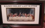 RAISED RELIEF LAST SUPPER PICTURE