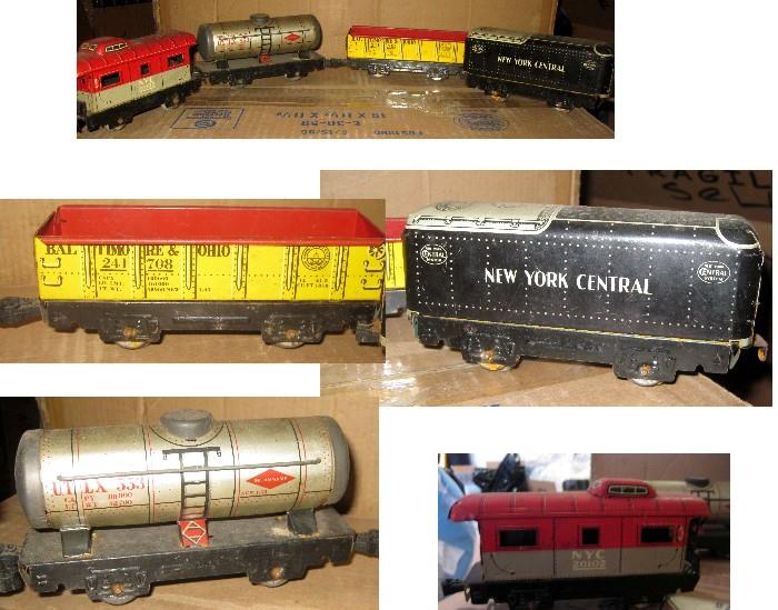 NEW YORK CENTRAL AND 3 OTHER TRAINS