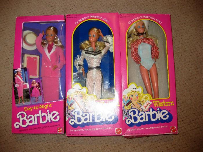 More Barbie Dolls in boxes