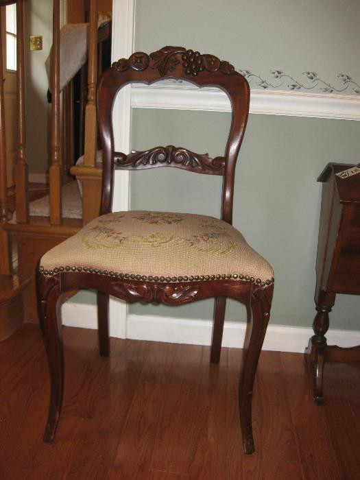 Rose back chair