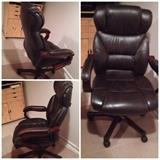 Super Comfy office chair. leather. 