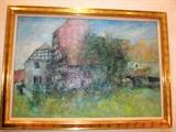 BERNARD GANTNER, ORIGINAL, FRAMED OIL PAINTING 