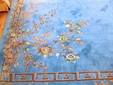 9'X12' WOOL, CHINESE RUG