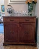 ANTIQUE, LIFT TOP SERVING BUFFET 