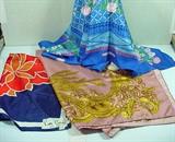 CHANEL, HERMES AND CARDIN SCARVES