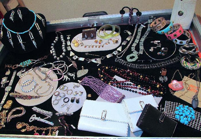 LOVELY, COSTUME AND STERLING PIECES, COACH WALLETS