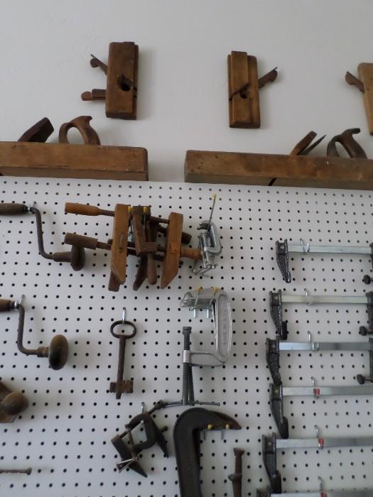 Antique Planes, Clamps, all sizes