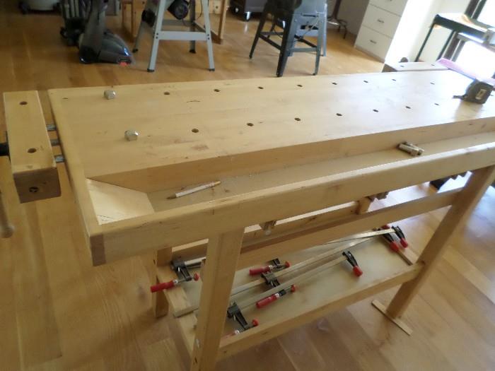 Birch Work Table ( there are 2 ) different heights