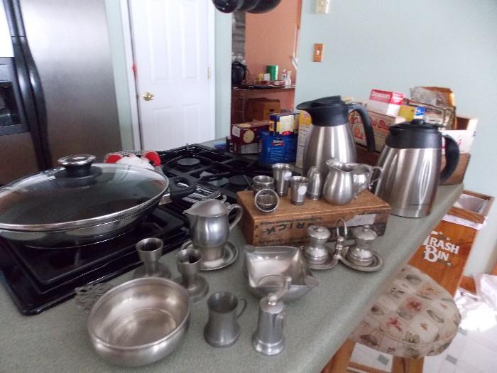 Pewter items and more