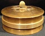 Copper Dresser Jar Glass Lined