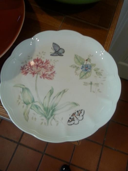 Lenox  "Butterfly Meadow - Eastern Tailed Blue" pattern. Plates, Bowls, Mugs