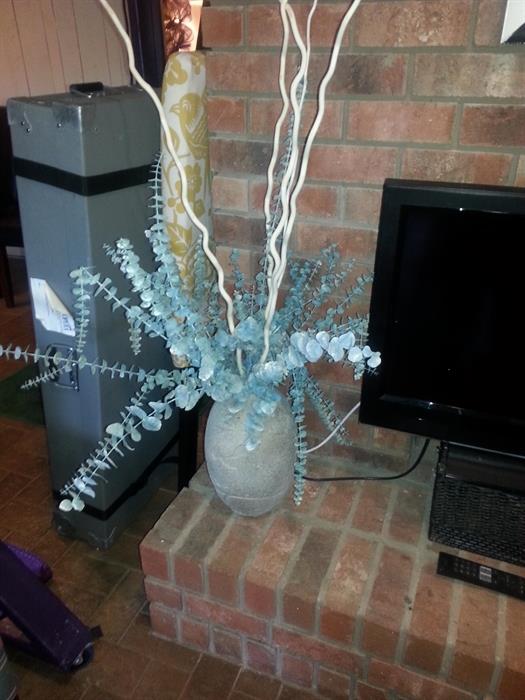 Vase with arrangement