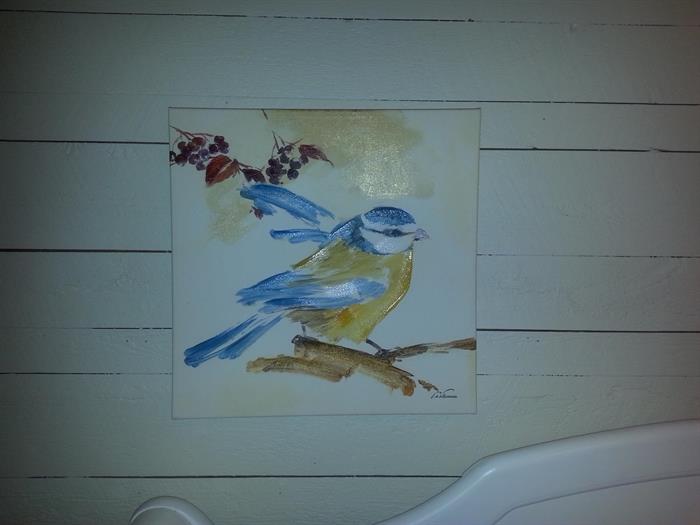 Pretty bird painting