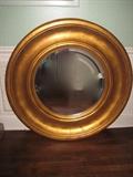 Large gold mirror