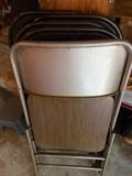 2 sets of folding chairs and tables