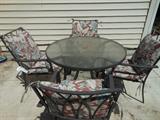 Patio table & 4 chairs