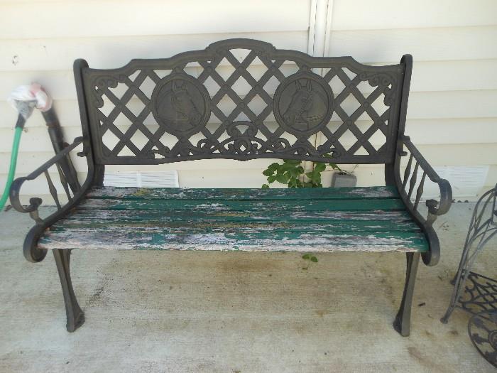 porch bench/ one of 2