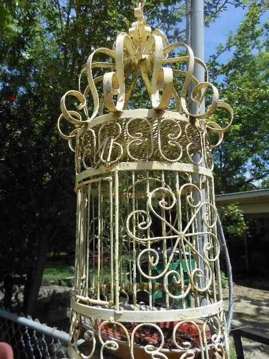 Ornate bird cage