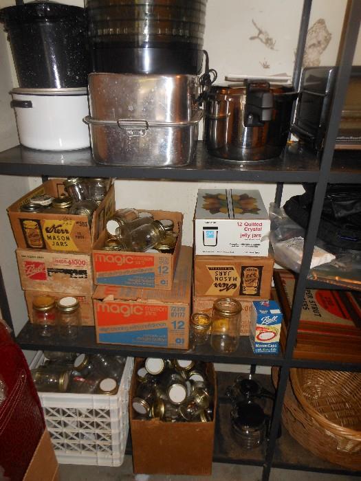 Canning equipment & jars