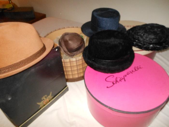 More vintage hats and boxes