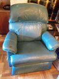 Leather recliner