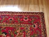 Gorgeous square oriental rug roughly 8 x 8