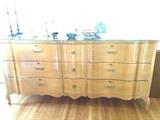 Incredible chest of drawers or buffet perfect for any room with a glass top