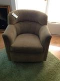 Hancock and Moore swivel chair ready for your new upholstery!