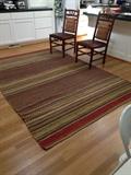 Two Old Hickory chairs and wonderful jute rug