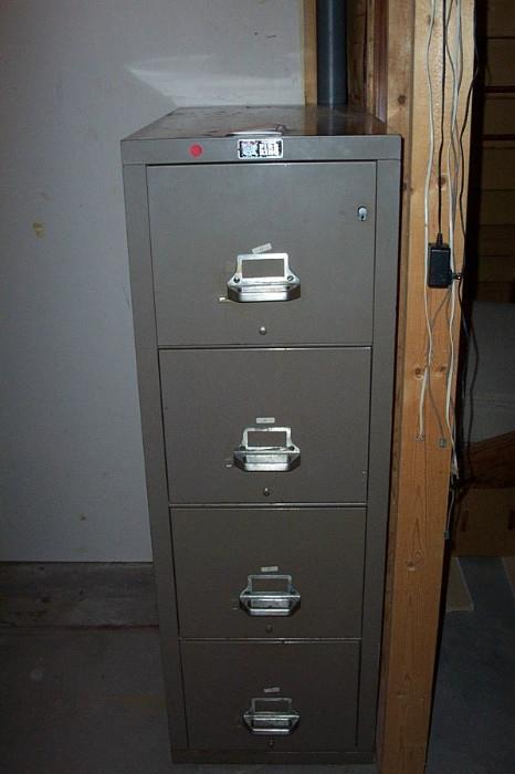 A Fireproof filing cabinet--heavy!!