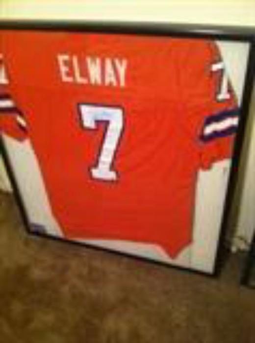John Elway Signed Jersey