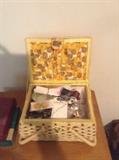 2 Sewing machines/Sewing Basket filled with sewing items