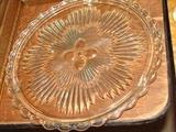 Depression era Cake Plate