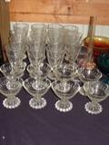 Set of beautiful Candlewick Stemware 