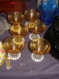 Set of 6 vintage stemware