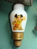 Vintage collectible Walt Disney Mickey Mouse screw in Lightbulb