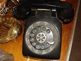 Vintage rotary dial telephone