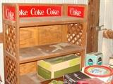 Vintage Coca-Cola store shelving display unit