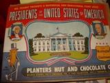 Vintage Planters Presidents game circa 1952